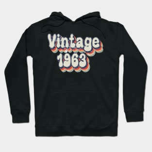 Vintage 1963 birthday Hoodie